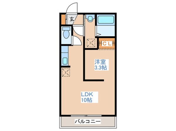 パティオ平岸の物件間取画像